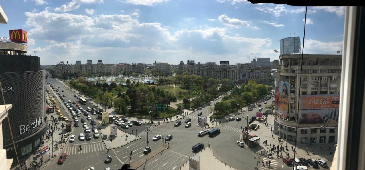 Old City Center - Unirii Panoramic Flat Bukarest Exterior foto